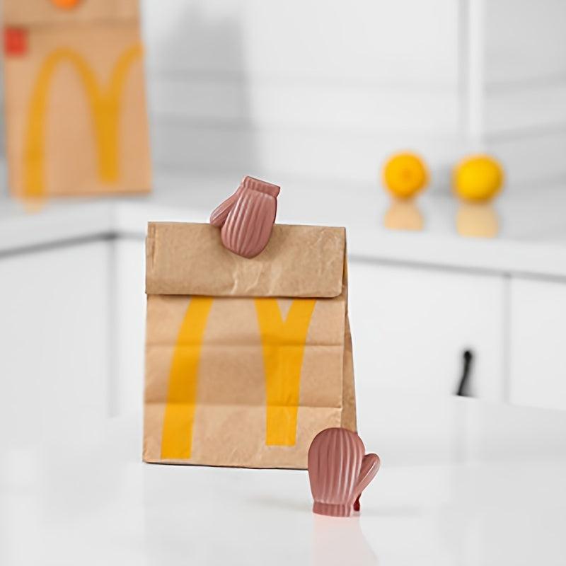 Gloves Shaped Food Clip Bag Sealer Fresh Keeping Sealing Clip