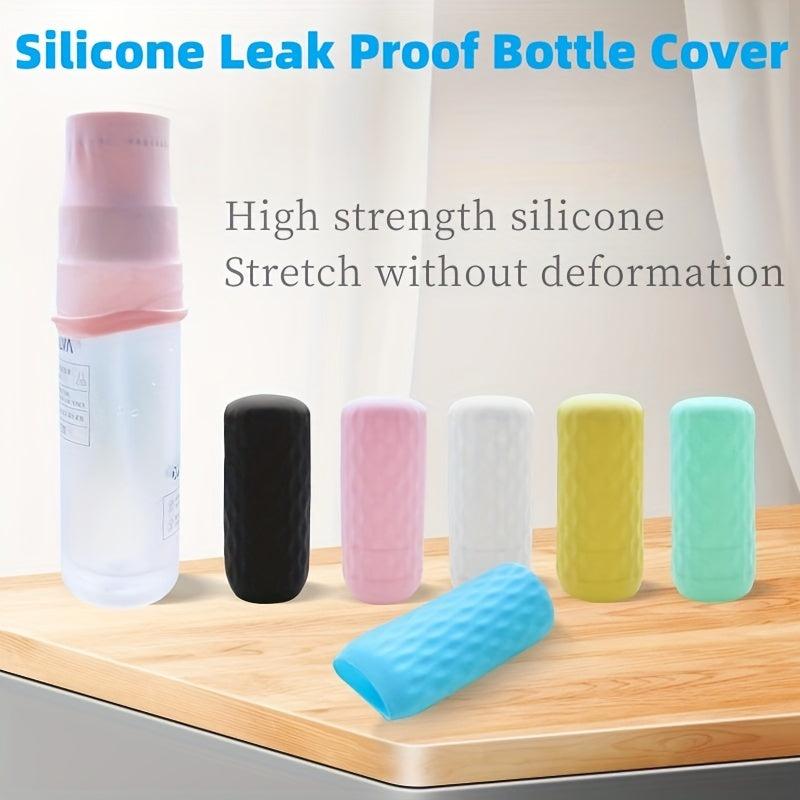 Outdoor Bottle Cover Silicone Leak Proof Protective Cap for Skincare