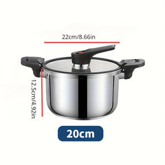 304 Stainless Steel Micro Pressure Cooker 19 24 0cm