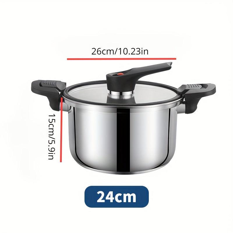 304 Stainless Steel Micro Pressure Cooker 19 24 0cm