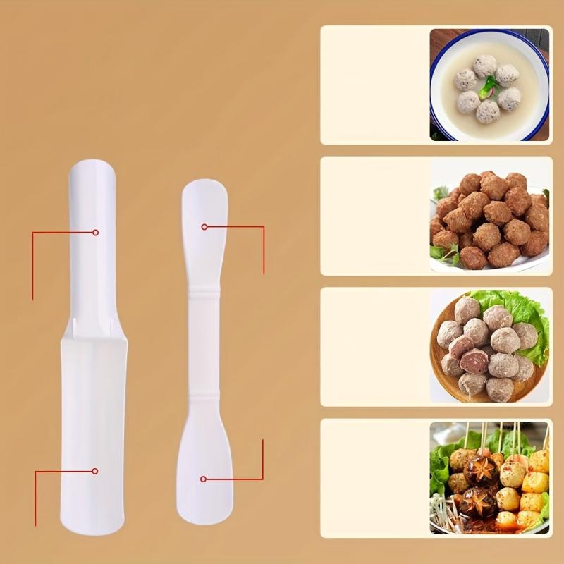 5 Sets Meatball Maker Kit Shrimp Fish Ball Molds Kitchen Gadgets