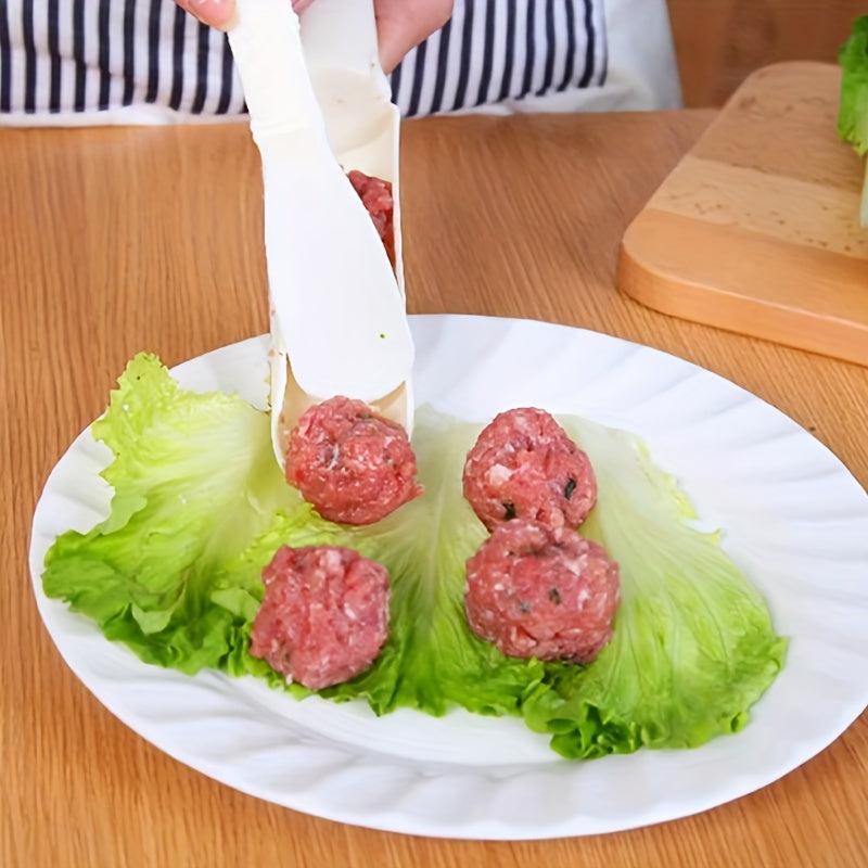 5 Sets Meatball Maker Kit Shrimp Fish Ball Molds Kitchen Gadgets