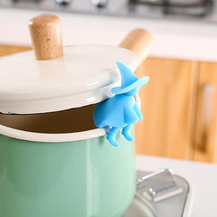 Creative Pot Cover Overflow Preventer Heightening Device