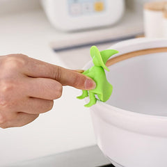 Creative Pot Cover Overflow Preventer Heightening Device
