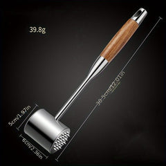 304 Stainless Steel Meat Tenderizer Dual-Sided Kitchen Mallet