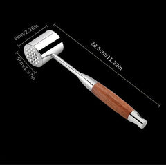 304 Stainless Steel Meat Tenderizer Dual-Sided Kitchen Mallet