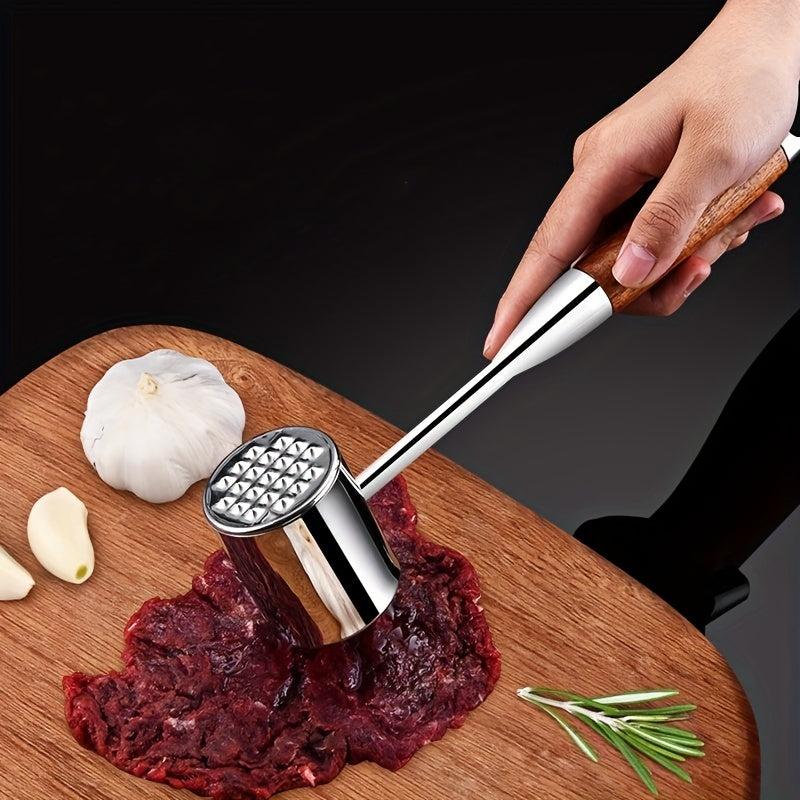 304 Stainless Steel Meat Tenderizer Dual-Sided Kitchen Mallet