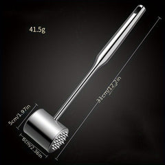 304 Stainless Steel Meat Tenderizer Dual-Sided Kitchen Mallet