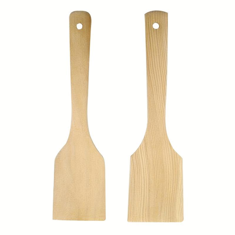 Bamboo Spatula Turner For Flat Bottom Pan Non scratch And Heat resistant