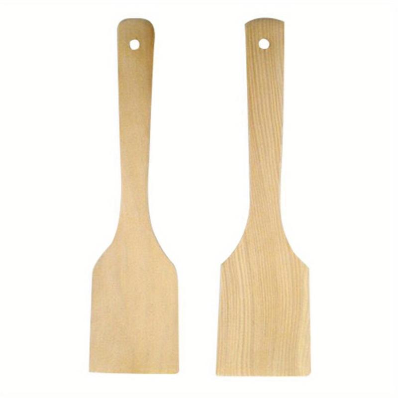 Bamboo Spatula Turner For Flat Bottom Pan Non scratch And Heat resistant