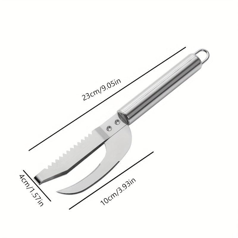 3-in-1 Stainless Steel Fish Scaler Remover Cutter