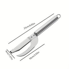 3-in-1 Stainless Steel Fish Scaler Remover Cutter