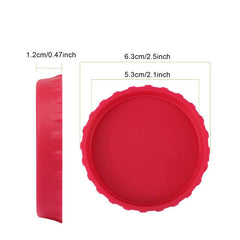1pc Silicone Bottle Stopper Leak-proof Soft Sealed Soda Lid Beer Caps