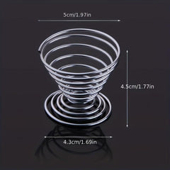 10pcs Spring Egg Cups Stainless Steel Egg Holders Kitchen Accessories