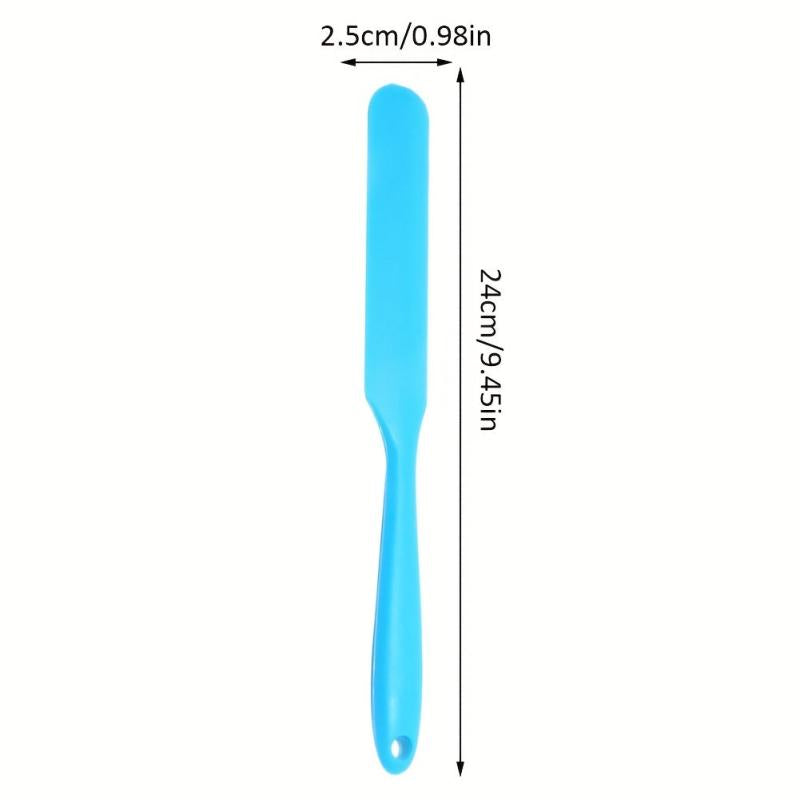 5pcs Silicone Jar Spatulas Heat Resistant Cream Scrapers Kitchen Gadgets