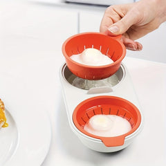 Double Cup Egg Separator Plastic Egg Yolk Separator Kitchen Gadget