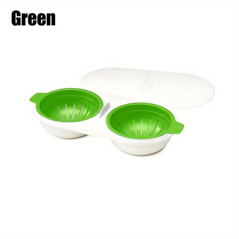 Double Cup Egg Separator Plastic Egg Yolk Separator Kitchen Gadget