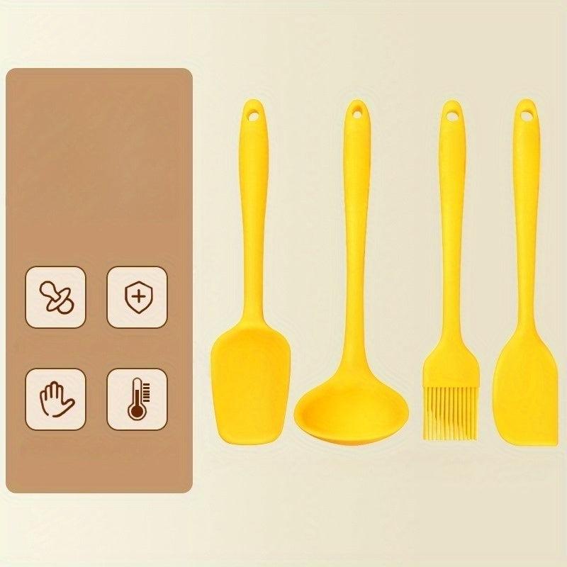 4-Piece Silicone Cooking Utensil Set