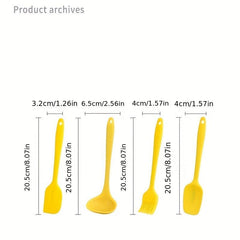 4-Piece Silicone Cooking Utensil Set