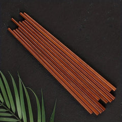 10 Pairs Red Sandalwood Chopsticks High-end Solid Wood Set