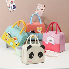 Portable Insulated Lunch Bag with Aluminum Foil - Ideal for Students
