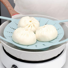 Silicone Steamer Rack Heat Resistant Pot Steaming Tray Stand Kitchen Accessories