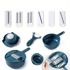 12in1 Vegetable Chopper Fruit Slicer Grater Cutter Onion Mincer Potato Shredder