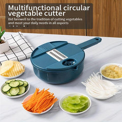 12in1 Vegetable Chopper Fruit Slicer Grater Cutter Onion Mincer Potato Shredder