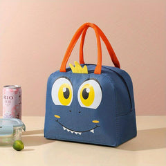 Cartoon Dinosaur Lunch Box Bag Waterproof Thermal Bento Bag