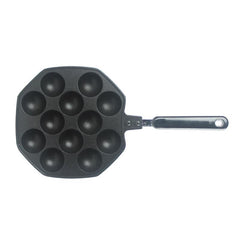 12 Holes Takoyaki Pan Non Stick Cooking Plate for Cake Po