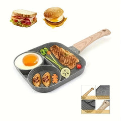 Non Stick Egg Pancake Maker with Wooden Handle