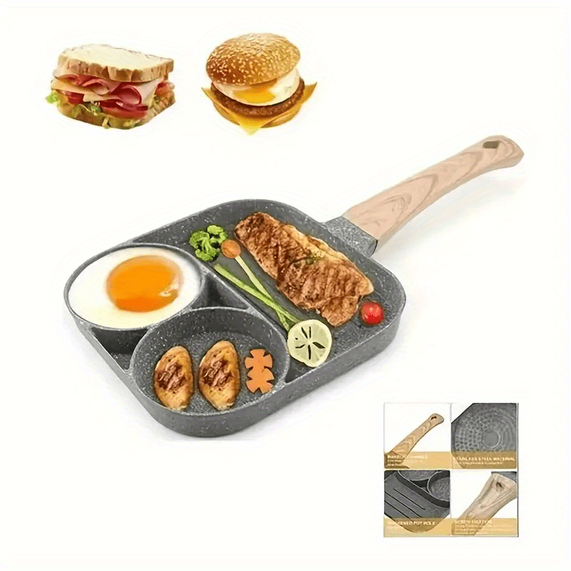Non Stick Egg Pancake Maker with Wooden Handle