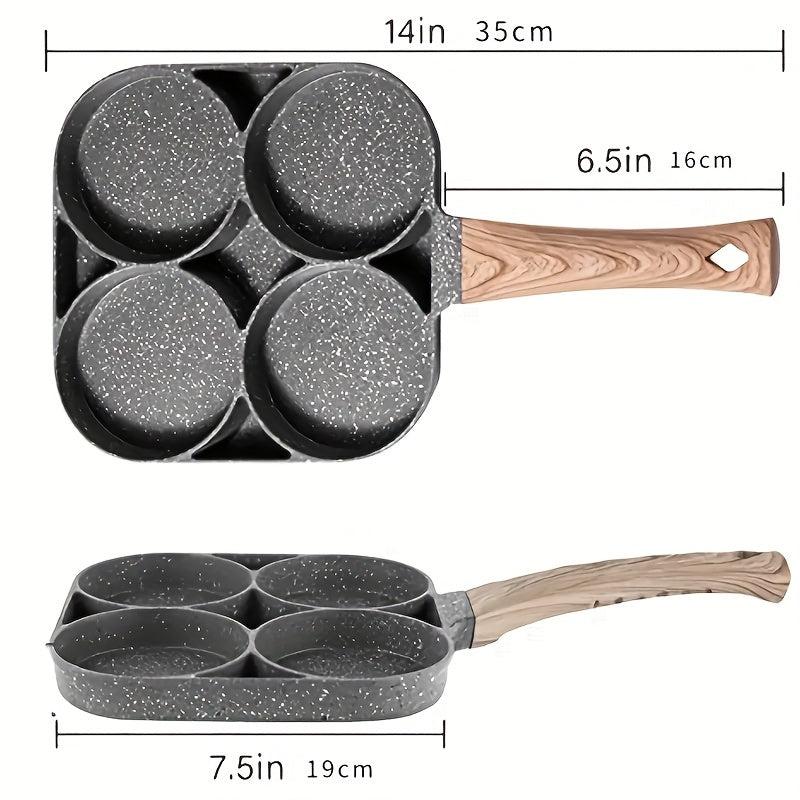 Non Stick Egg Pancake Maker with Wooden Handle