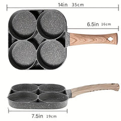 Non Stick Egg Pancake Maker with Wooden Handle
