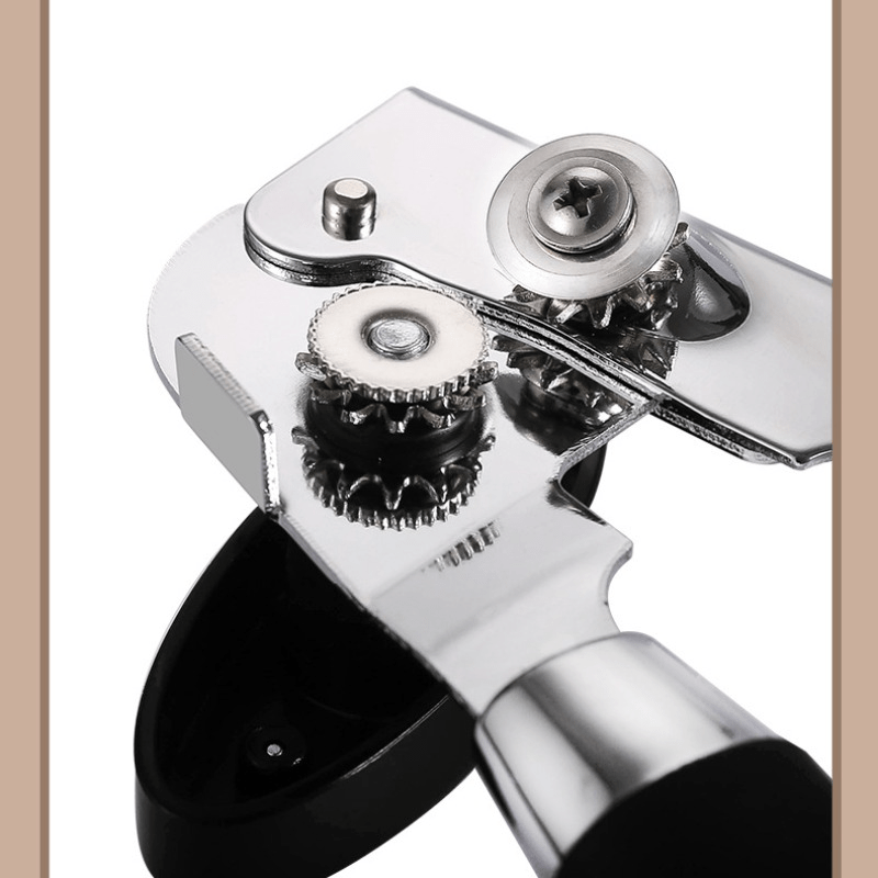 Stainless Steel Manual Can Opener 3-in-1 with Comfortable Handle