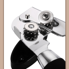 Stainless Steel Manual Can Opener 3-in-1 with Comfortable Handle