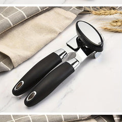 Stainless Steel Manual Can Opener 3-in-1 with Comfortable Handle