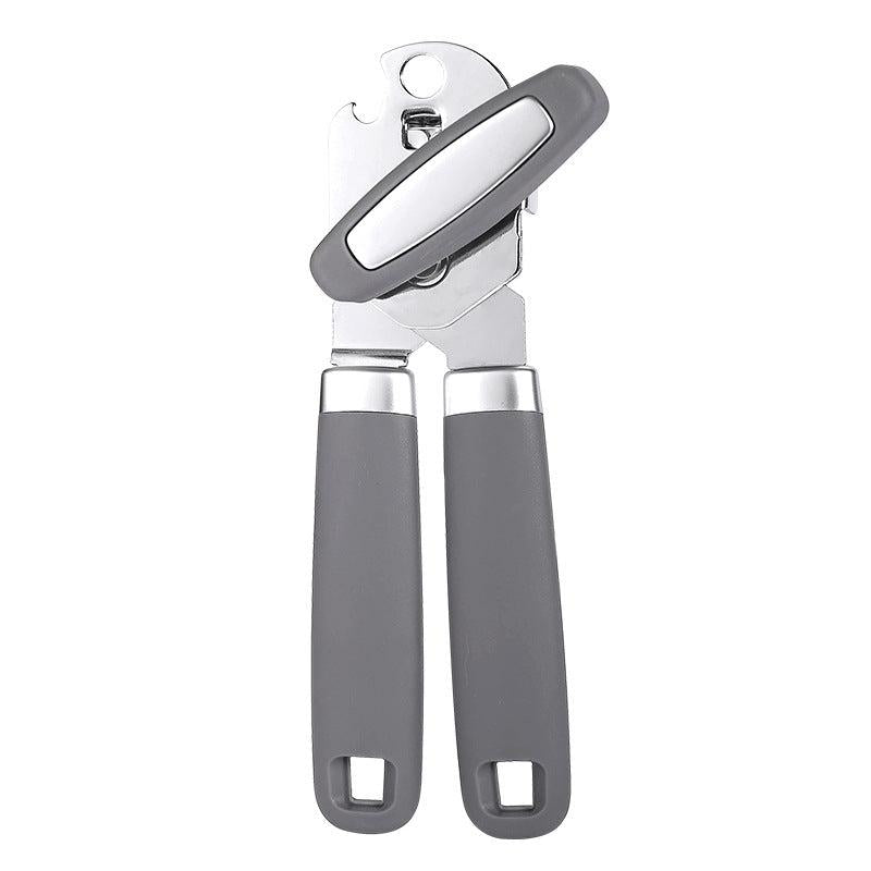Stainless Steel Manual Can Opener 3-in-1 with Comfortable Handle
