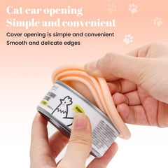 1pc Silicone Lid For Pet Food Can Universal Sealing