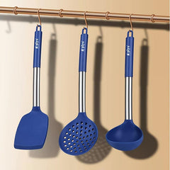 High Temp Resistant Spatula & Silicone Shovel Set w/ Anti Scald Protection