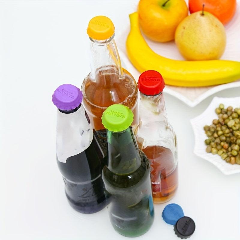 Silicone Beer Bottle Fresh-keeping Cover 6 Colors