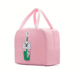 Cartoon Animals Lunch Box Bag Waterproof Insulation Bento Bag