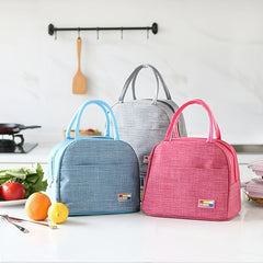 Large Insulated Lunch Bag for Teens with Bento Bag and Ice Pack