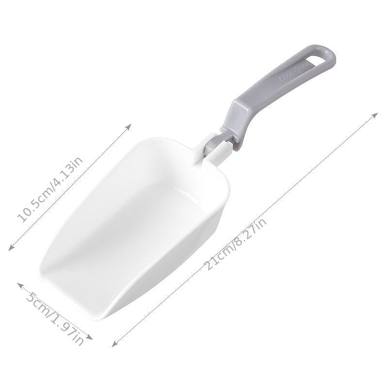 Foldable Ice Scoop w/ Long Handle Multifunctional Shovel