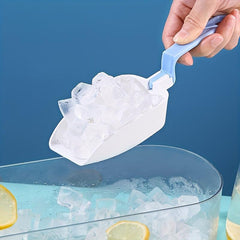 Foldable Ice Scoop w/ Long Handle Multifunctional Shovel