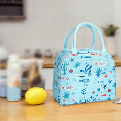 Cartoon Oxford Insulated Lunch Bag Tote Box Organizer Storage