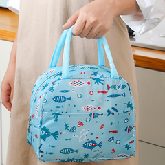 Cartoon Oxford Insulated Lunch Bag Tote Box Organizer Storage