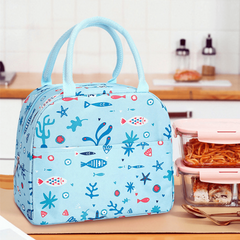 Cartoon Oxford Insulated Lunch Bag Tote Box Organizer Storage