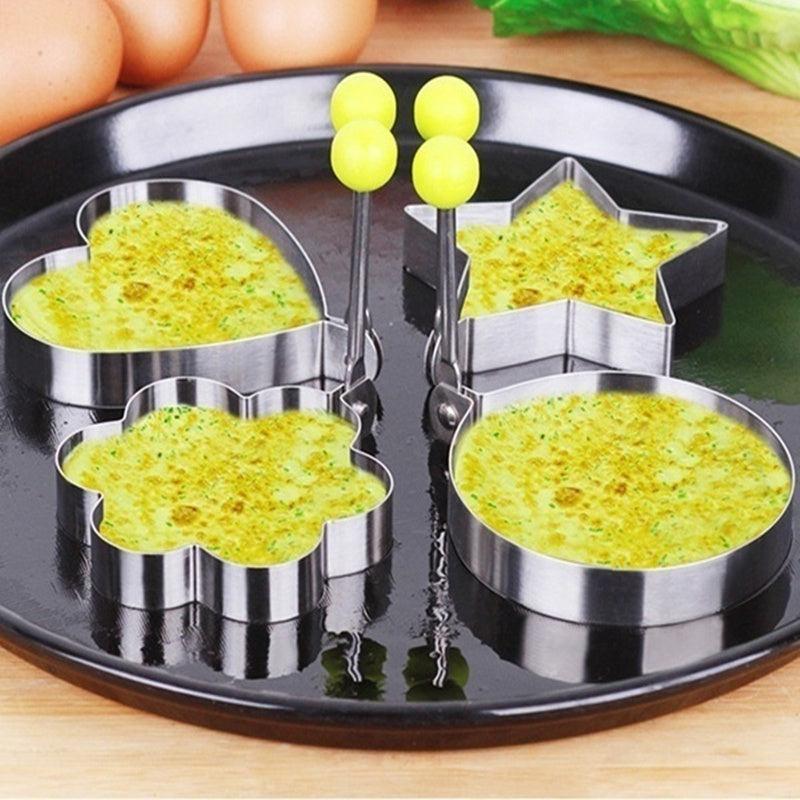 Stainless Steel Egg Shaper Mould Kitchen Cooking Tools