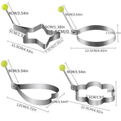 Stainless Steel Egg Shaper Mould Kitchen Cooking Tools